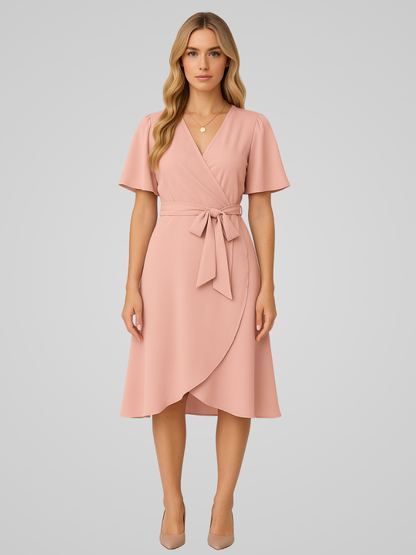 Vrouwelijke Zomerjurk met V-hals Elegante Jurk voor Dames - StudioMarella