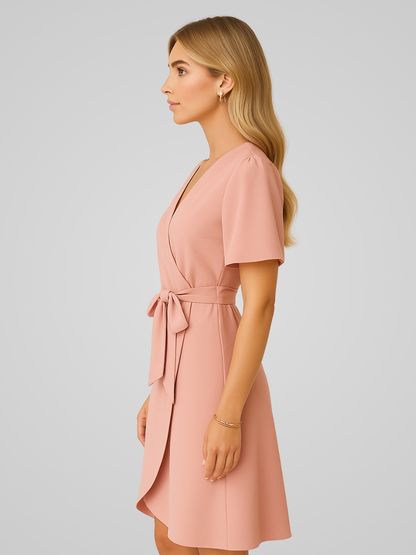Zomerjurk voor Dames V-hals Elegante Vrouwelijke Jurk