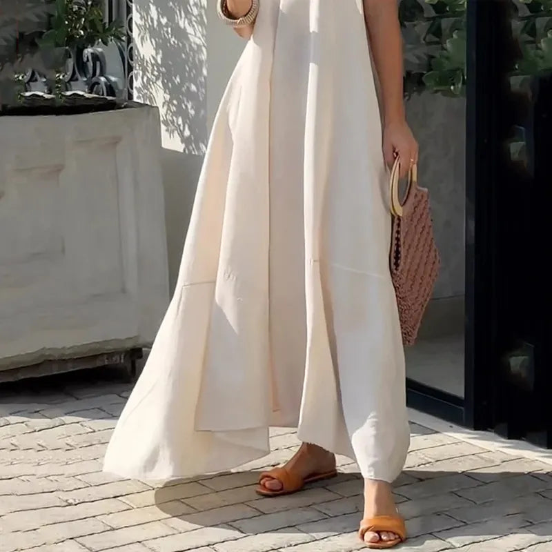 Vrouwen Zomerjurk Lange Maxi Jurk Zomerse Look
