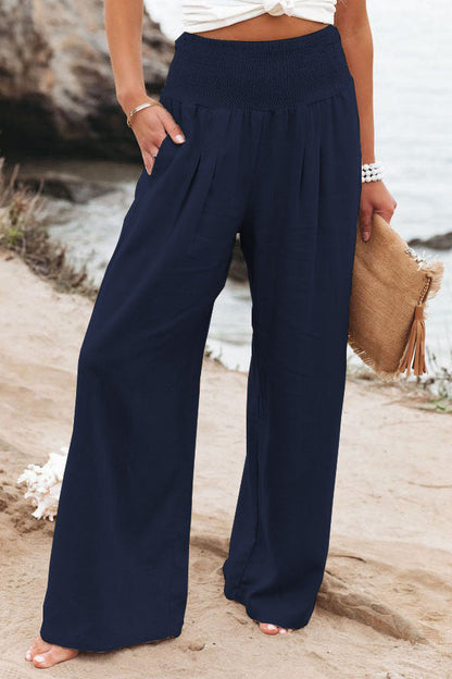 Comfortabele Broek met Hoge Taille - Lichtgewicht en Ademend