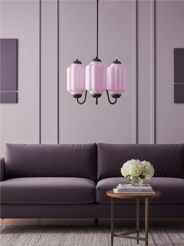 Melkglazen Kroonluchter Vintage Afwerking Tijdloze Elegantie Klassieke Verlichting voor Eetkamer Woonkamer