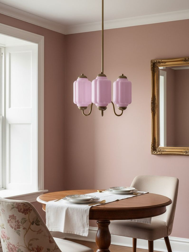 Melkglazen Kroonluchter Vintage Afwerking Tijdloze Elegantie Klassieke Verlichting voor Eetkamer Woonkamer