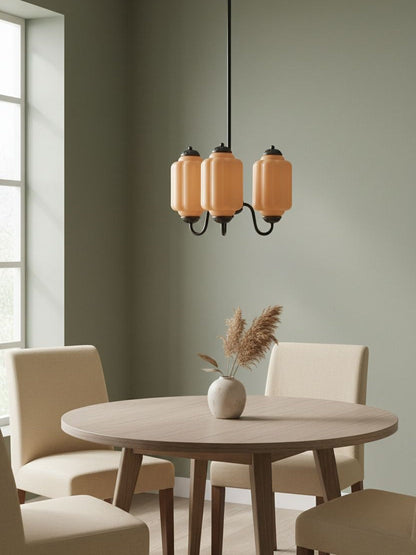 Melkglazen Kroonluchter Vintage Afwerking Tijdloze Elegantie Klassieke Verlichting voor Eetkamer Woonkamer