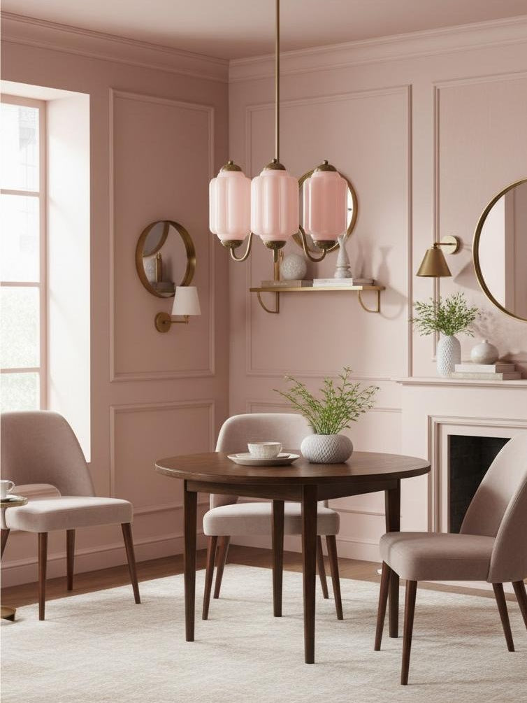 Melkglazen Kroonluchter Vintage Afwerking Tijdloze Elegantie Klassieke Verlichting voor Eetkamer Woonkamer