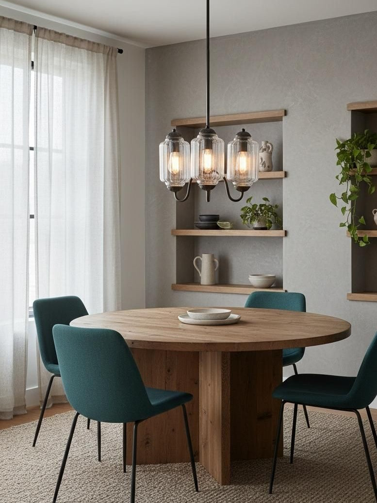 Melkglazen Kroonluchter Vintage Afwerking Tijdloze Elegantie Klassieke Verlichting voor Eetkamer Woonkamer