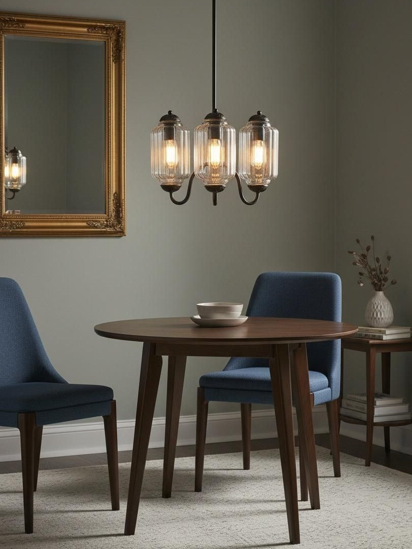 Melkglazen Kroonluchter Vintage Afwerking Tijdloze Elegantie Klassieke Verlichting voor Eetkamer Woonkamer