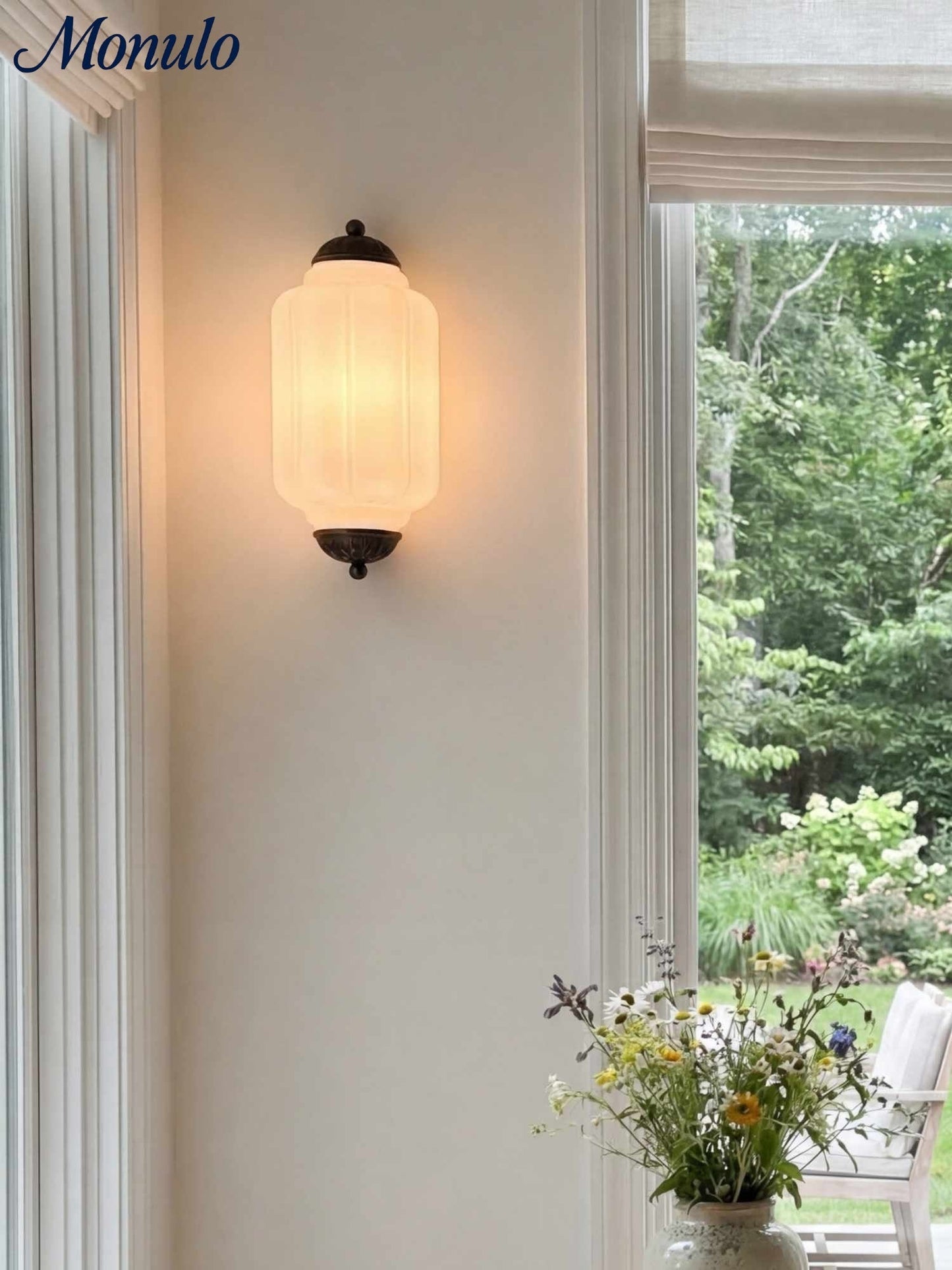 Wandlamp Melkglas voor Slaapkamer Gang Scandinavische Stijl
