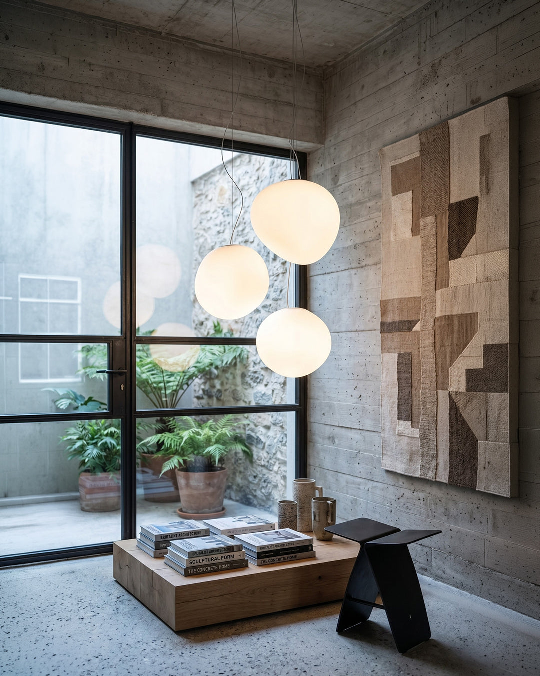 Glazen Hanglamp Melkwit Mondgeblazen – Modern Minimalistisch Design met Zacht Licht voor Eetkamer en Woonkamer – 3 Maten Beschikbaar – Warm Wit 3000K