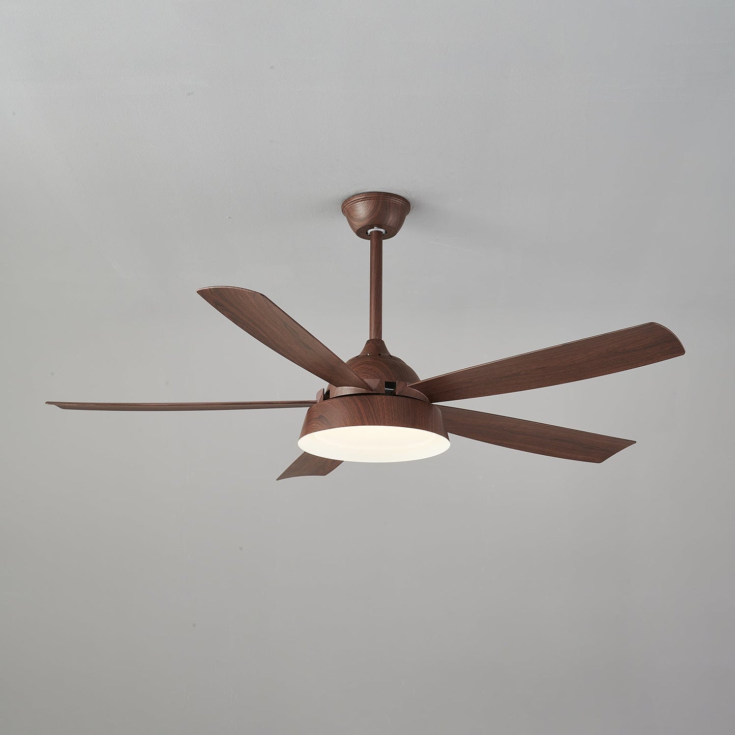 Plafondventilator met Verlichting Houteffect 142cm - Stil & Energiezuinig