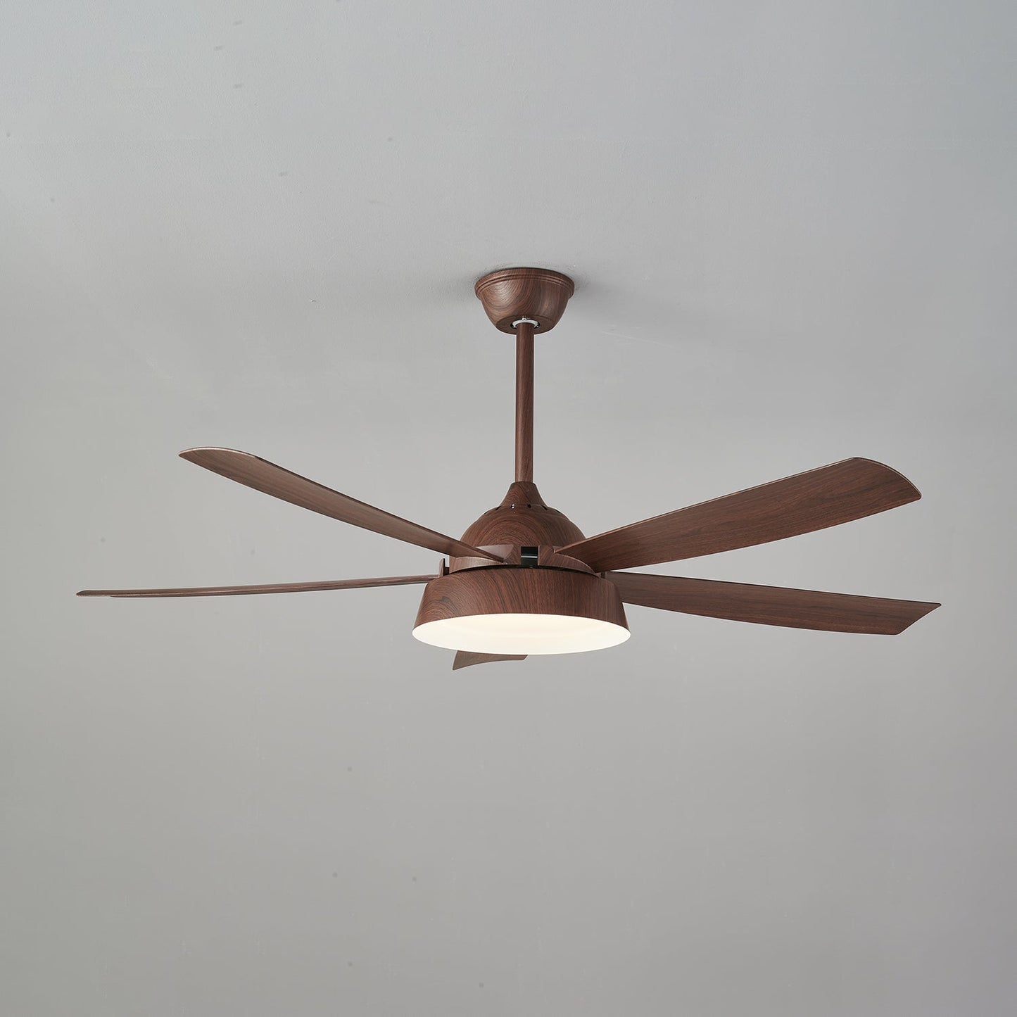 Plafondventilator met Verlichting Houteffect 142cm - Stil & Energiezuinig
