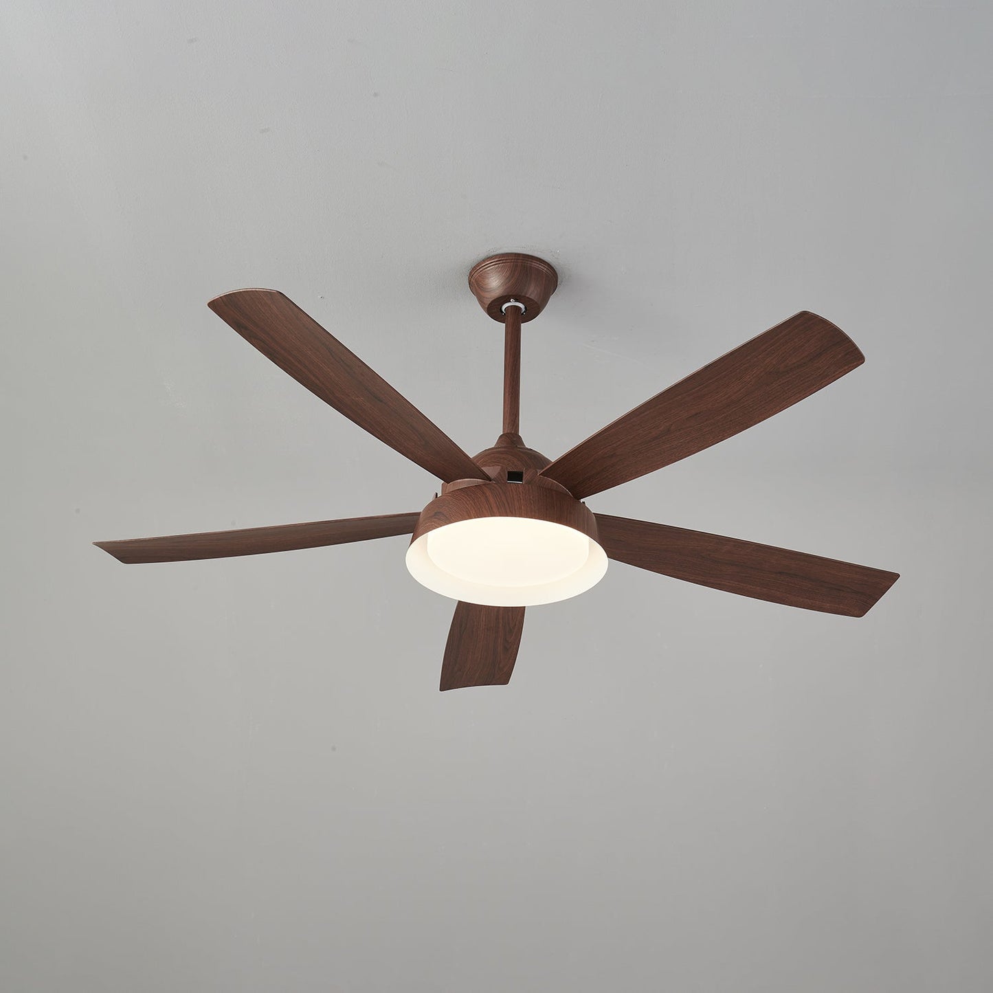Plafondventilator met Verlichting Houteffect 142cm - Stil & Energiezuinig