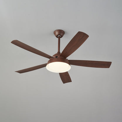 Plafondventilator met Verlichting Houteffect 142cm - Stil & Energiezuinig