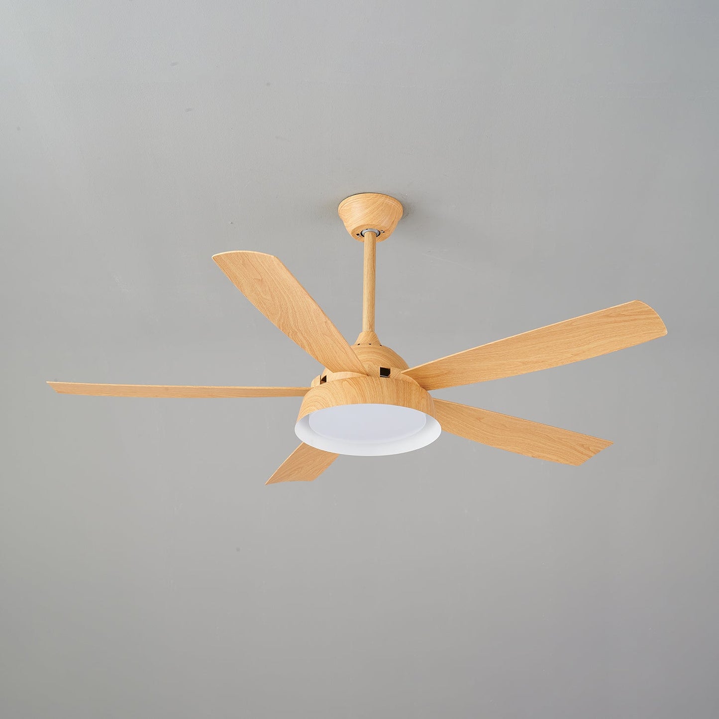 Plafondventilator met Verlichting Houteffect 142cm - Stil & Energiezuinig