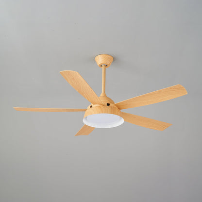 Plafondventilator met Verlichting Houteffect 142cm - Stil & Energiezuinig