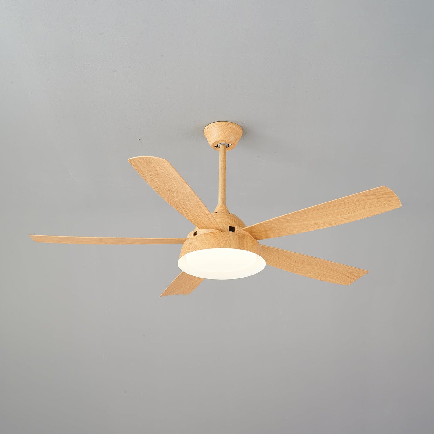 Plafondventilator met Verlichting Houteffect 142cm - Stil & Energiezuinig