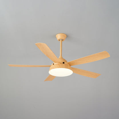 Plafondventilator met Verlichting Houteffect 142cm - Stil & Energiezuinig