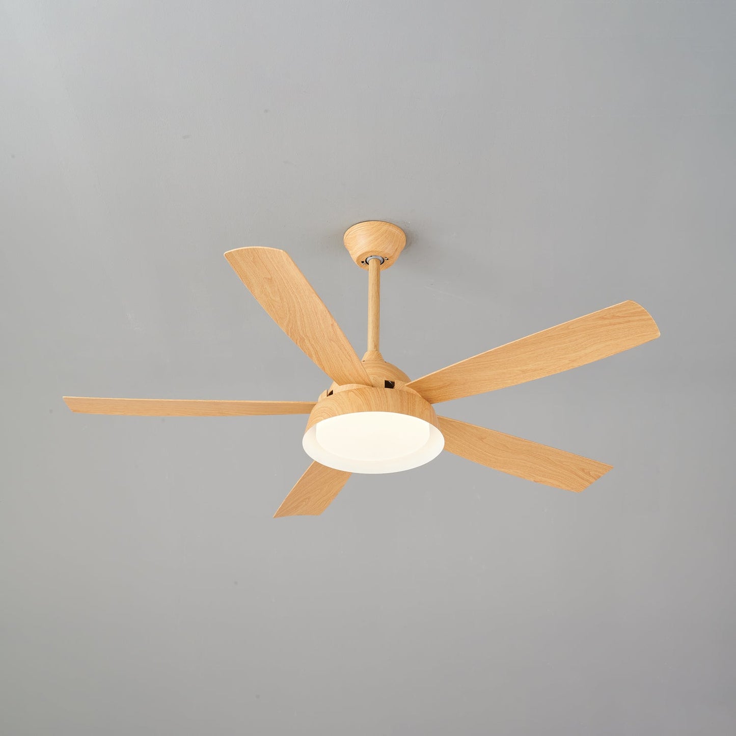 Plafondventilator met Verlichting Houteffect 142cm - Stil & Energiezuinig