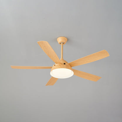 Plafondventilator met Verlichting Houteffect 142cm - Stil & Energiezuinig