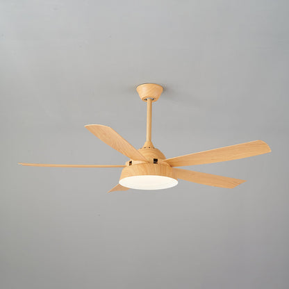 Plafondventilator met Verlichting Houteffect 142cm - Stil & Energiezuinig