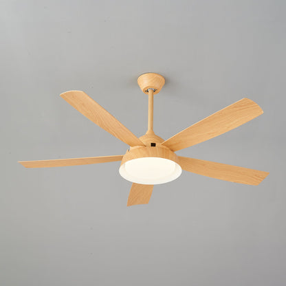 Plafondventilator met Verlichting Houteffect 142cm - Stil & Energiezuinig