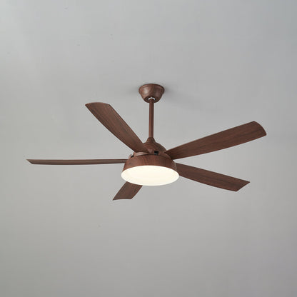 Plafondventilator met Verlichting Houteffect 142cm - Stil & Energiezuinig
