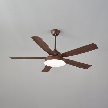 Plafondventilator met Verlichting Houteffect 142cm - Stil & Energiezuinig