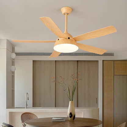 Plafondventilator met Verlichting Houteffect 142cm - Stil & Energiezuinig