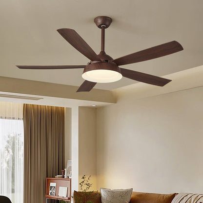 Plafondventilator met Verlichting Houteffect 142cm - Stil & Energiezuinig