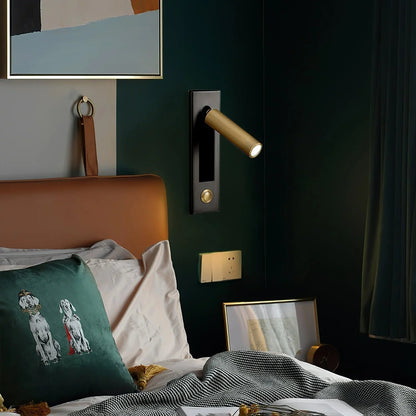 Wandlamp LED Inbouw Minimalistisch Aluminium Slaapkamer Leeslamp Schakelaar Modern