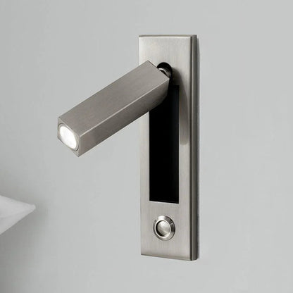 Wandlamp LED Inbouw Minimalistisch Aluminium Slaapkamer Leeslamp Schakelaar Modern