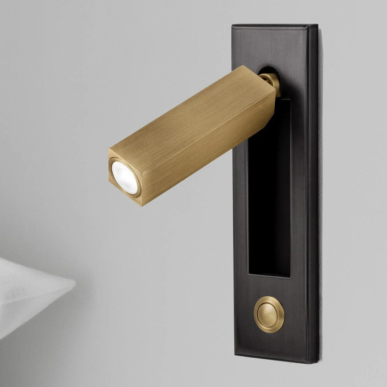 Wandlamp LED Inbouw Minimalistisch Aluminium Slaapkamer Leeslamp Schakelaar Modern