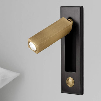 Wandlamp LED Inbouw Minimalistisch Aluminium Slaapkamer Leeslamp Schakelaar Modern