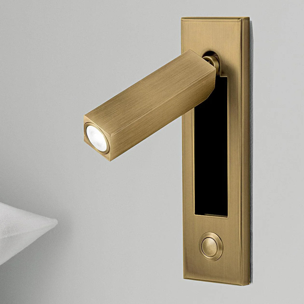 Wandlamp LED Inbouw Minimalistisch Aluminium Slaapkamer Leeslamp Schakelaar Modern