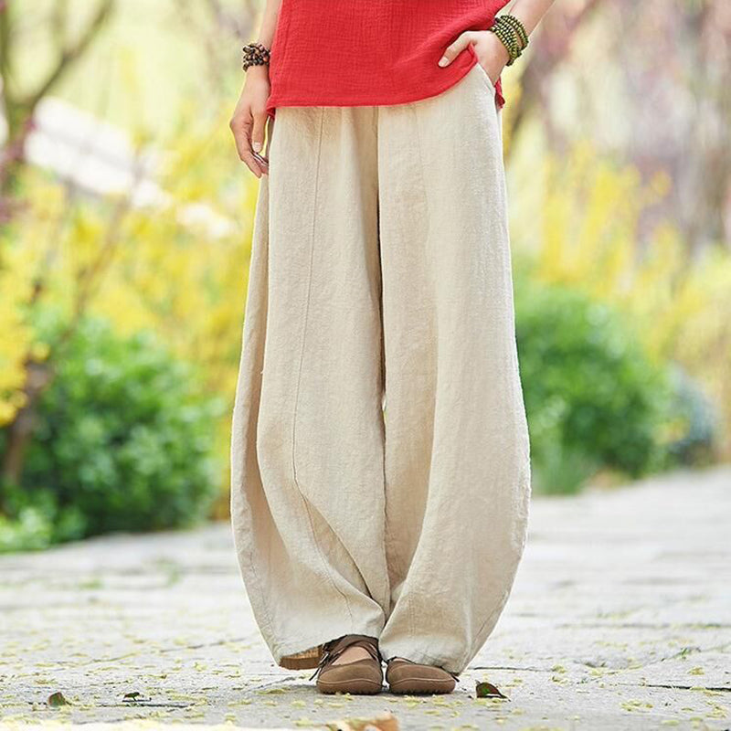 Comfortabele Katoenen Pantalon voor Dames - StudioMarella