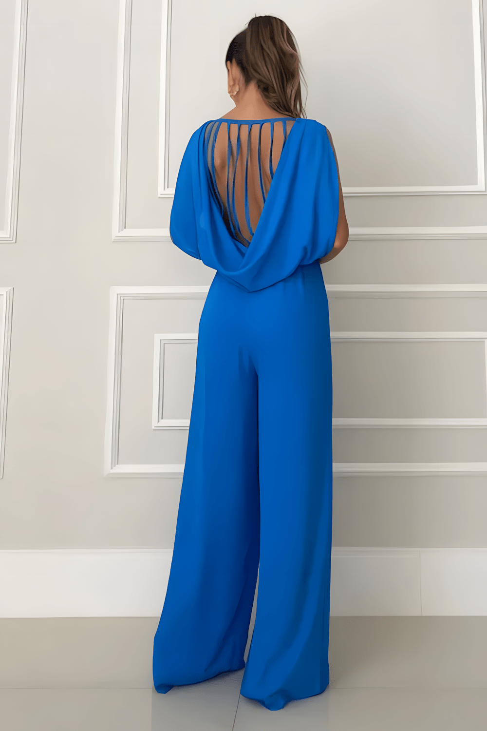 Zomer Jumpsuit Mouwloos Wijd Model Jurk