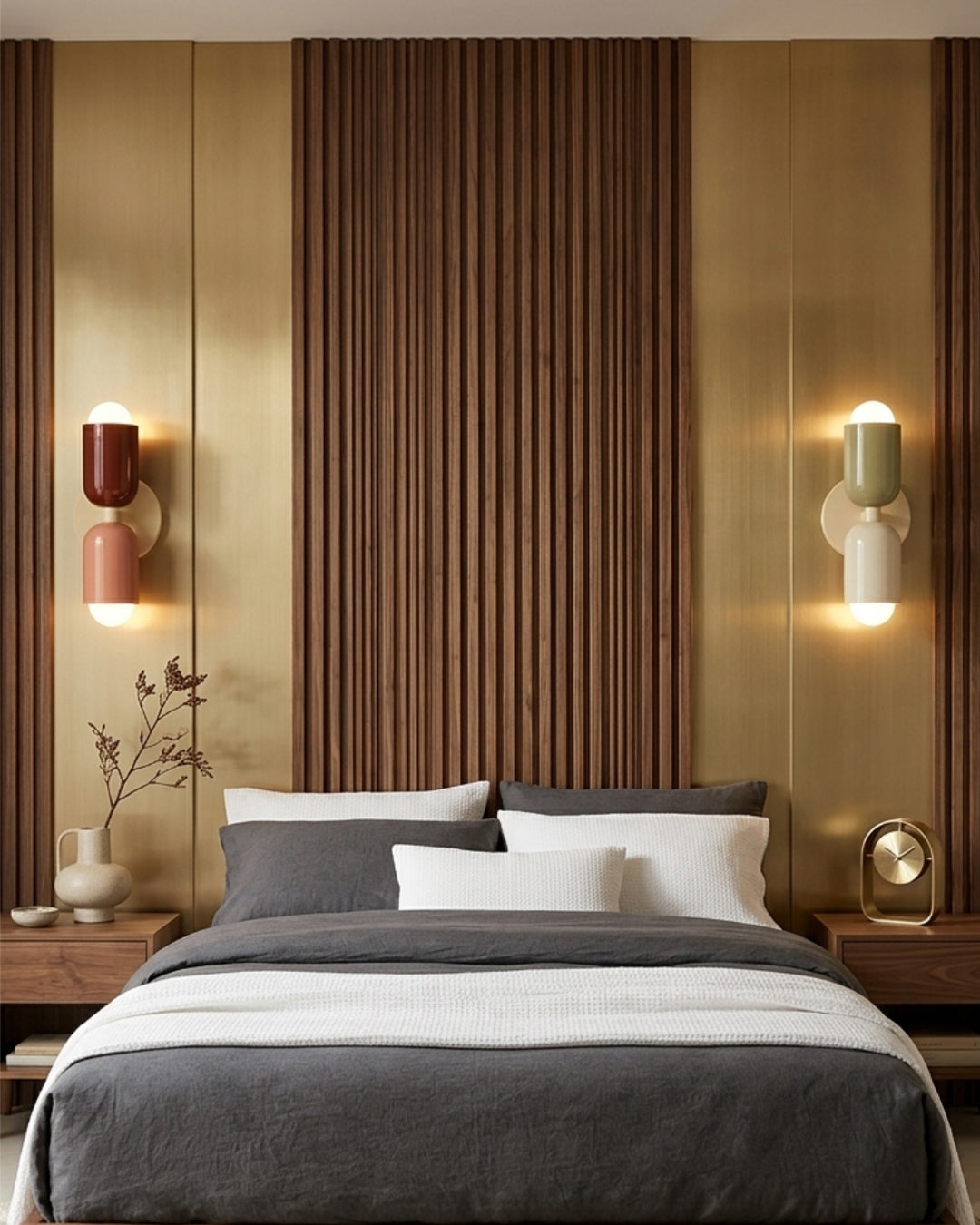 Metalen Wandlamp met Tweevoudige Lichtstraal – Scandinavische Design Verlichting voor Moderne Interieurs