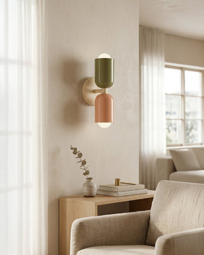 Metalen Wandlamp met Tweevoudige Lichtstraal – Scandinavische Design Verlichting voor Moderne Interieurs