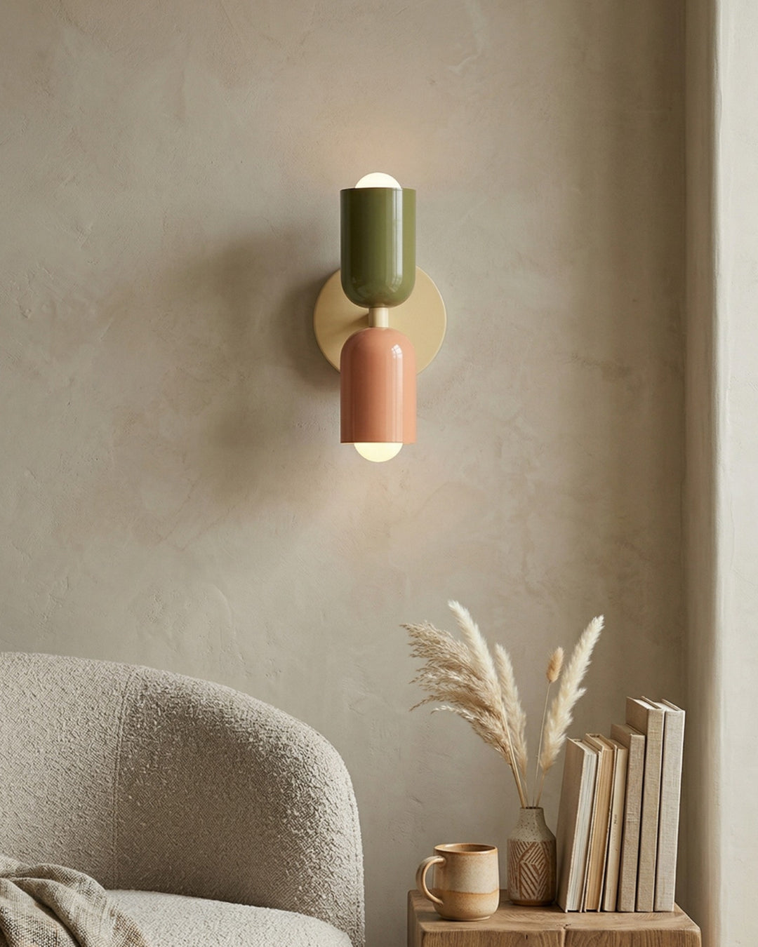 Metalen Wandlamp met Tweevoudige Lichtstraal – Scandinavische Design Verlichting voor Moderne Interieurs