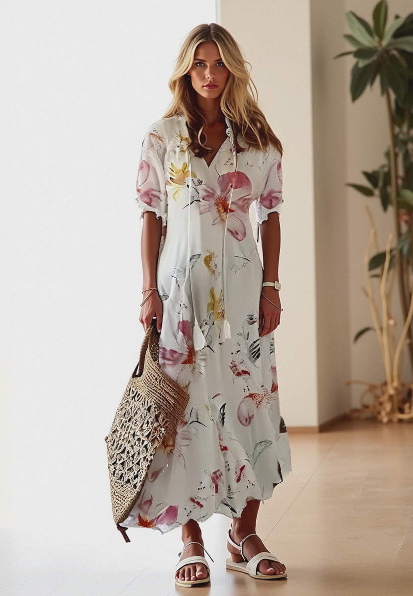 Emma | Abito estivo bohémien dalla vestibilità leggera 1
