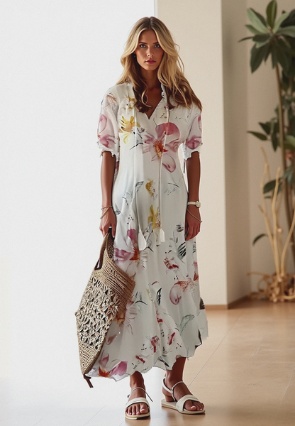 Vrouwelijke Zomerjurk Boho Luchtig en Vloeiend