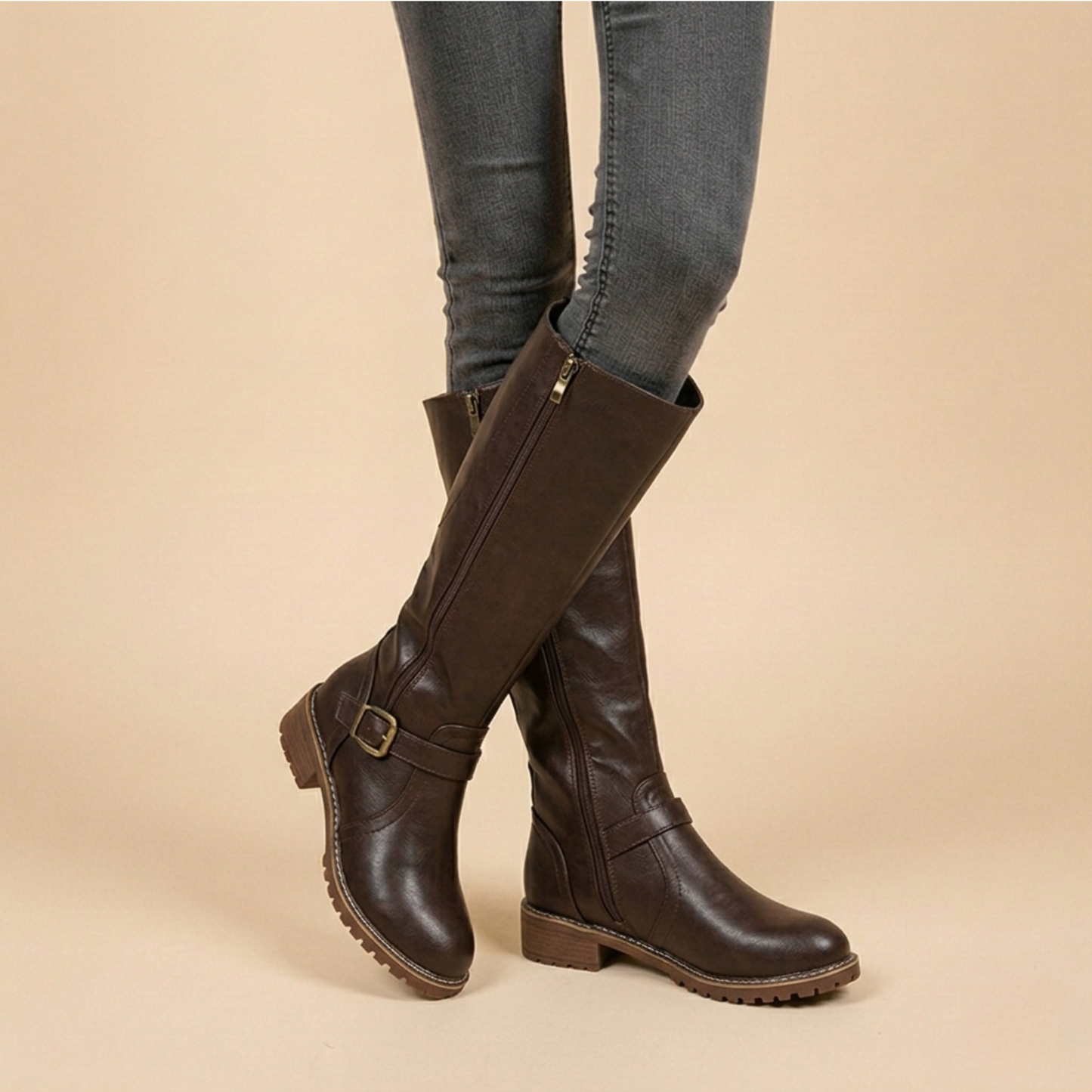 Leren Laarzen Elegant en Comfortabel voor Vrouwen