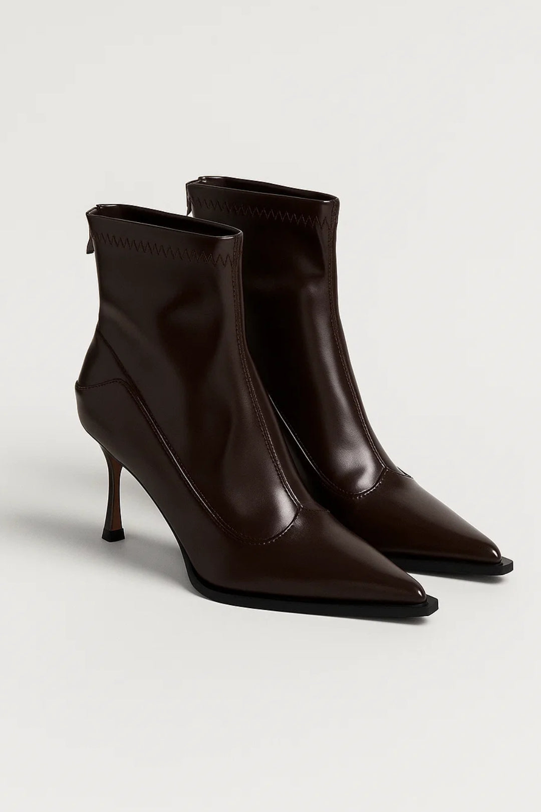 Enkellaarsjes Puntneus Naaldhak Elegant Damesschoenen - StudioMarella