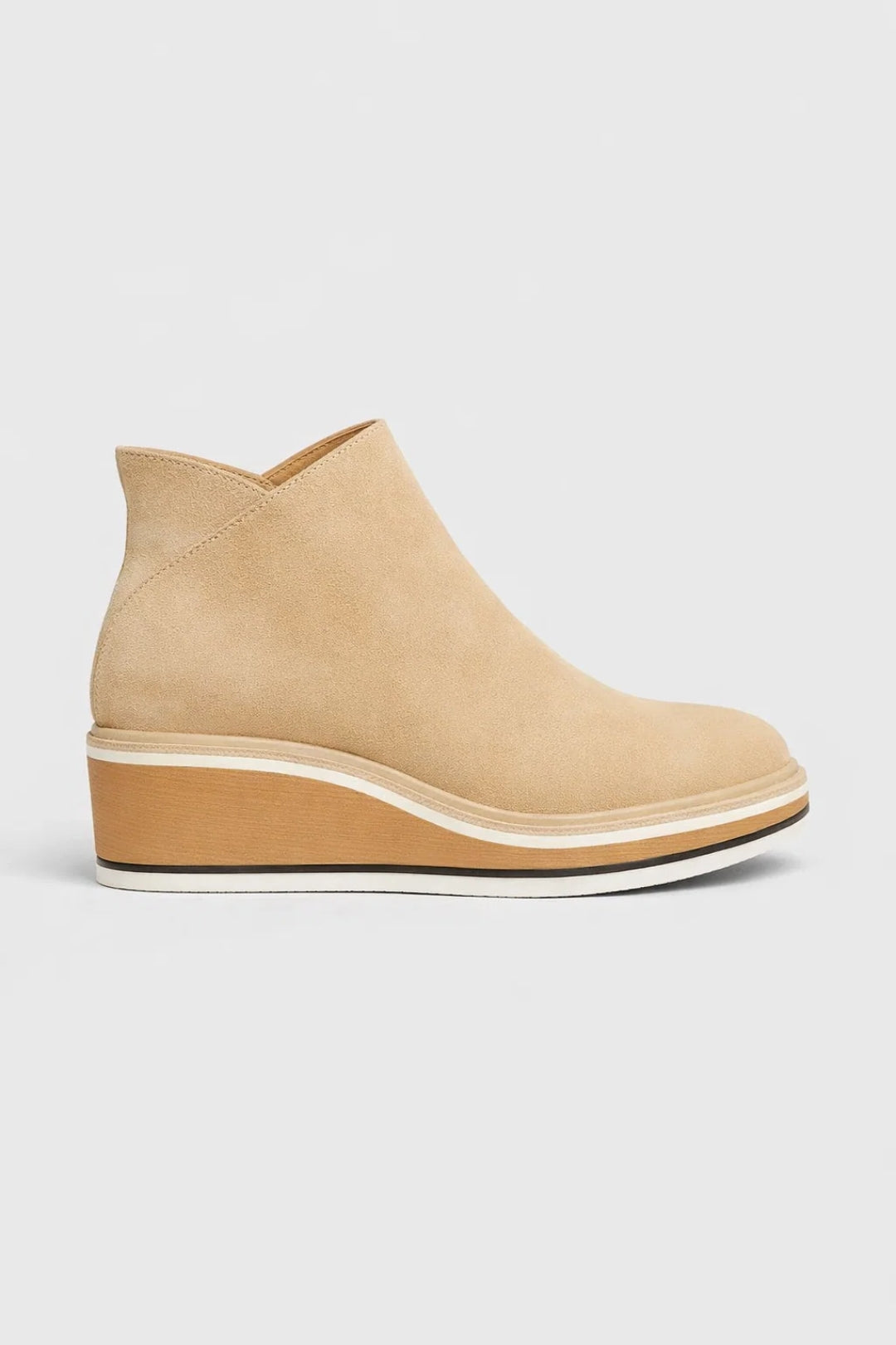 Dames Enkellaarzen Platform Zool Casual Stijl