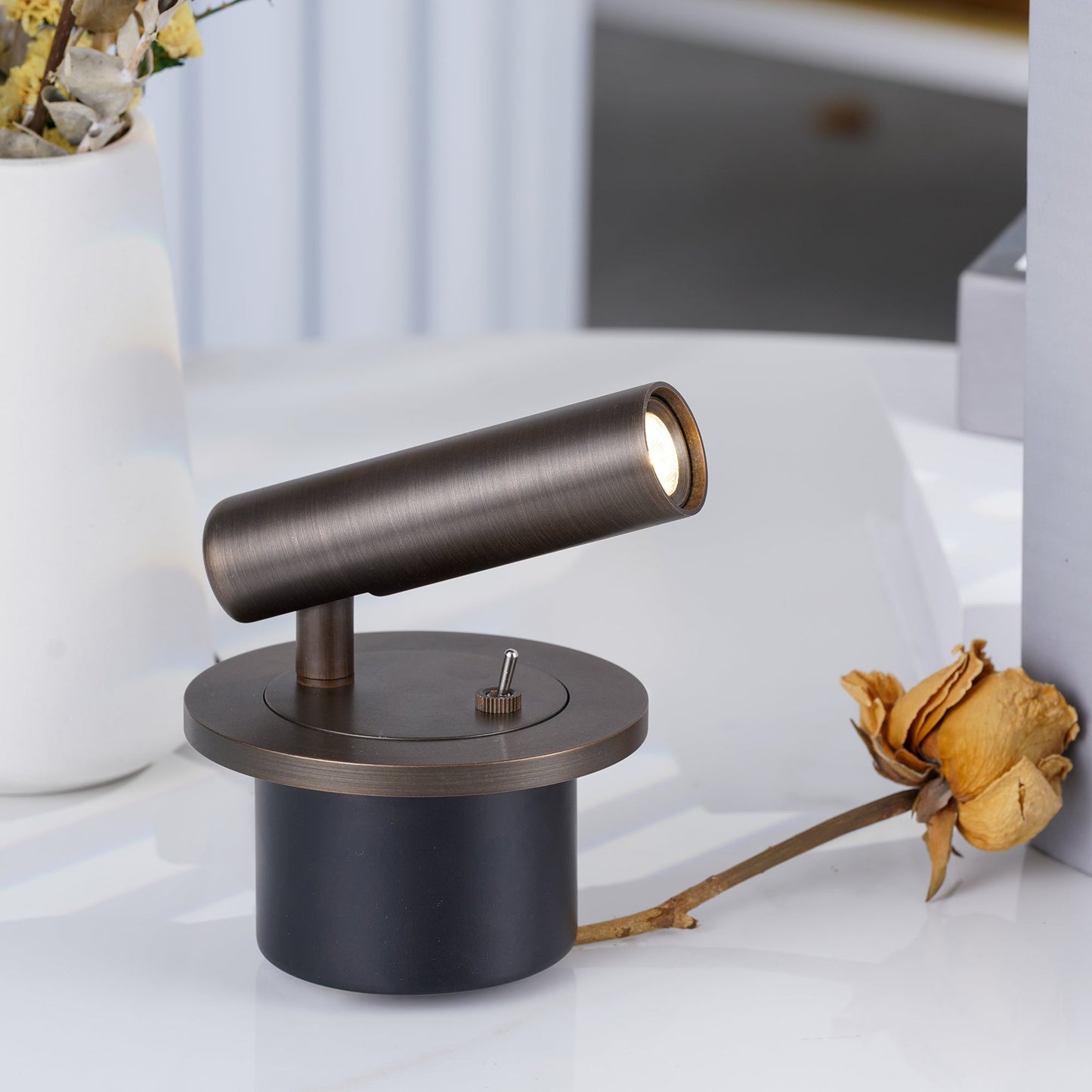 Lune Leeslamp Wandlamp LED Verstelbaar Zwart Slaapkamer Leeslamp Moderne Verlichting Bed Wandlamp Dimbaar Licht Richtbaar