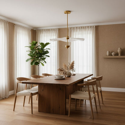 Dubbele Biscuit Hanglamp Wit Goud Rond Opaalwit Acryl Kap Design Verlichting Decoratief voor Woonkamer Eethoek Slaapkamer Modern Scandinavisch Interieur