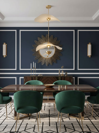 Dubbele Biscuit Hanglamp Wit Goud Rond Opaalwit Acryl Kap Design Verlichting Decoratief voor Woonkamer Eethoek Slaapkamer Modern Scandinavisch Interieur
