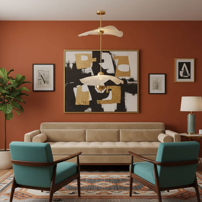 Dubbele Biscuit Hanglamp Wit Goud Rond Opaalwit Acryl Kap Design Verlichting Decoratief voor Woonkamer Eethoek Slaapkamer Modern Scandinavisch Interieur
