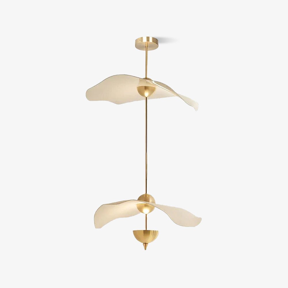 Dubbele Biscuit Hanglamp Wit Goud Rond Opaalwit Acryl Kap Design Verlichting Decoratief voor Woonkamer Eethoek Slaapkamer Modern Scandinavisch Interieur