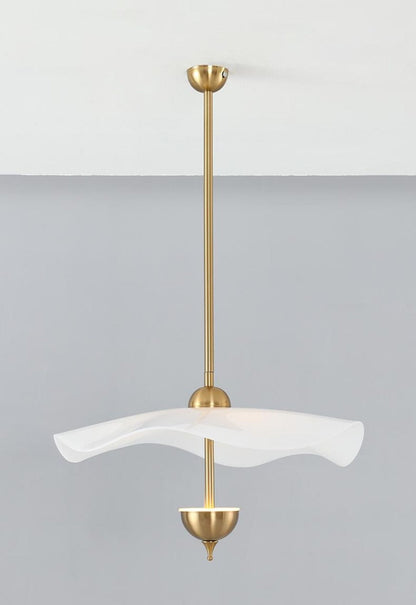Dubbele Biscuit Hanglamp Wit Goud Rond Opaalwit Acryl Kap Design Verlichting Decoratief voor Woonkamer Eethoek Slaapkamer Modern Scandinavisch Interieur