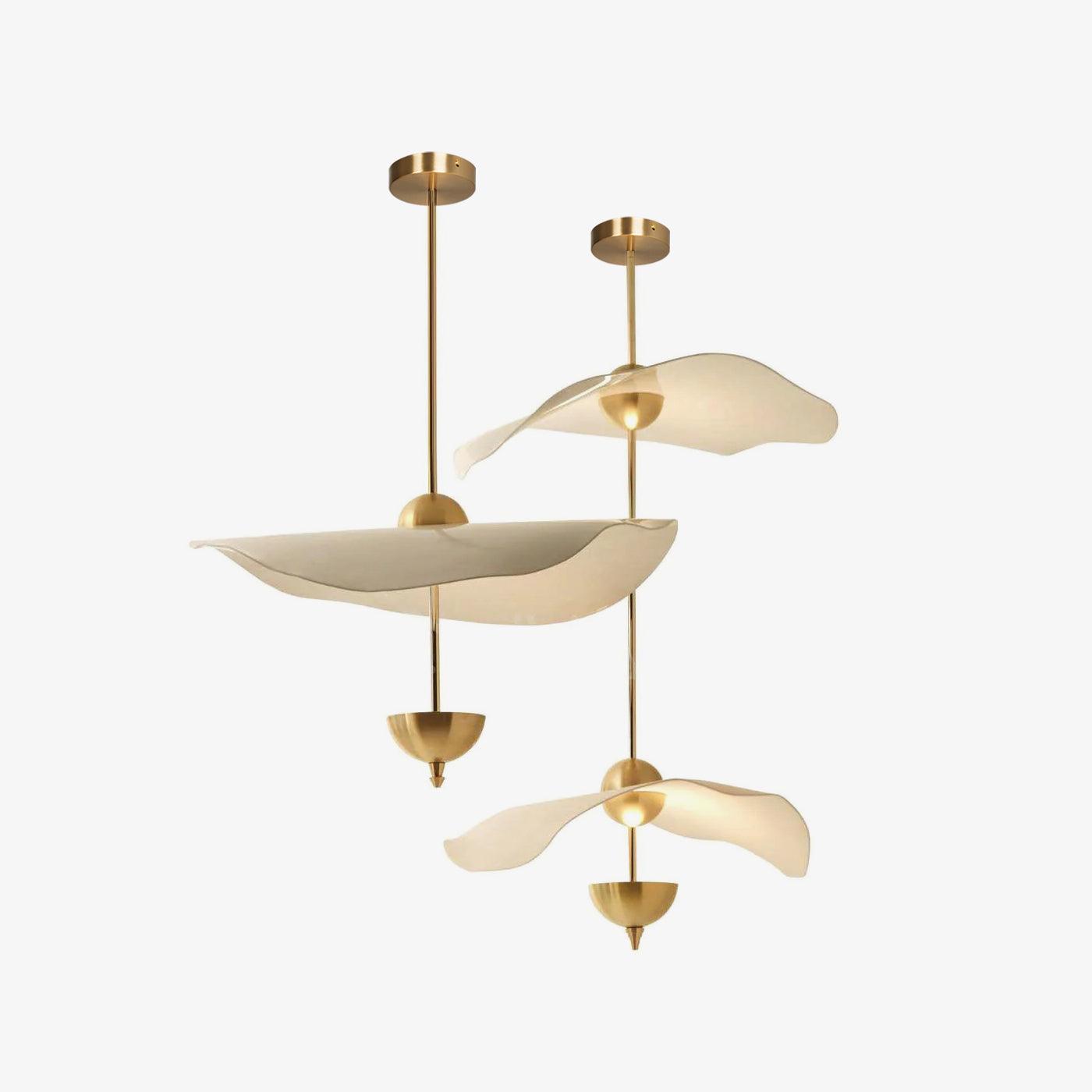 Dubbele Biscuit Hanglamp Wit Goud Rond Opaalwit Acryl Kap Design Verlichting Decoratief voor Woonkamer Eethoek Slaapkamer Modern Scandinavisch Interieur